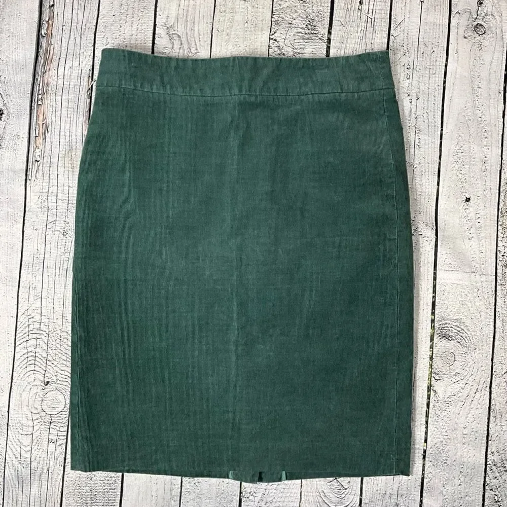 J. CREW Corduroy Pencil Skirt